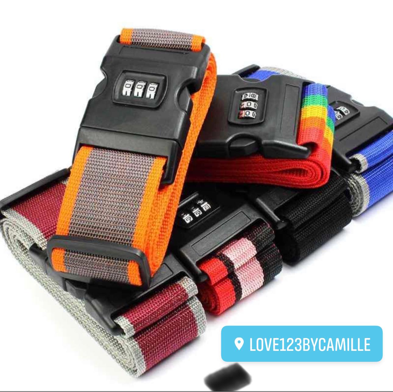 Love123 Luggage Belt Fabric