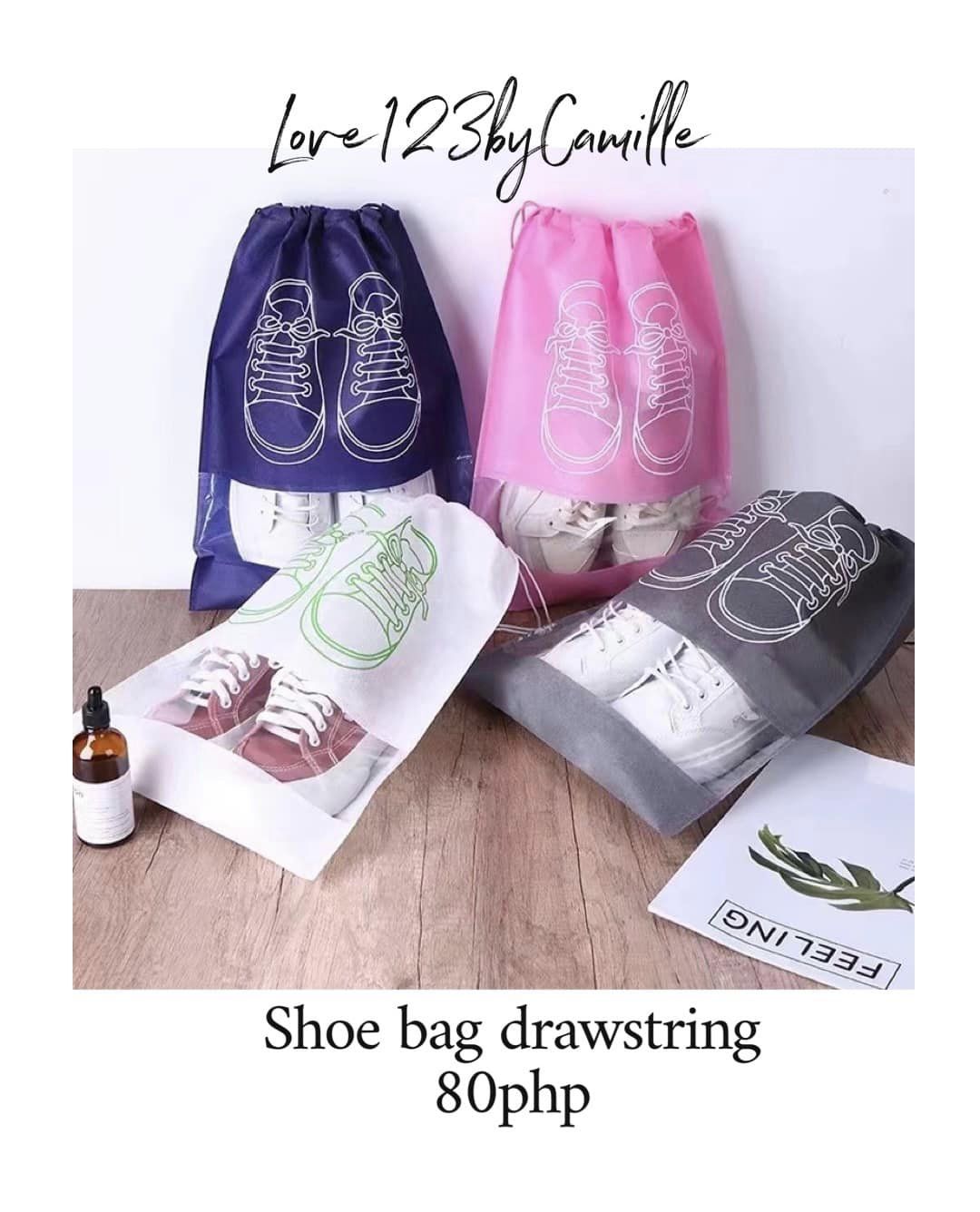 Love123 Shoe Bag Storage Bag Drawstring Organiser