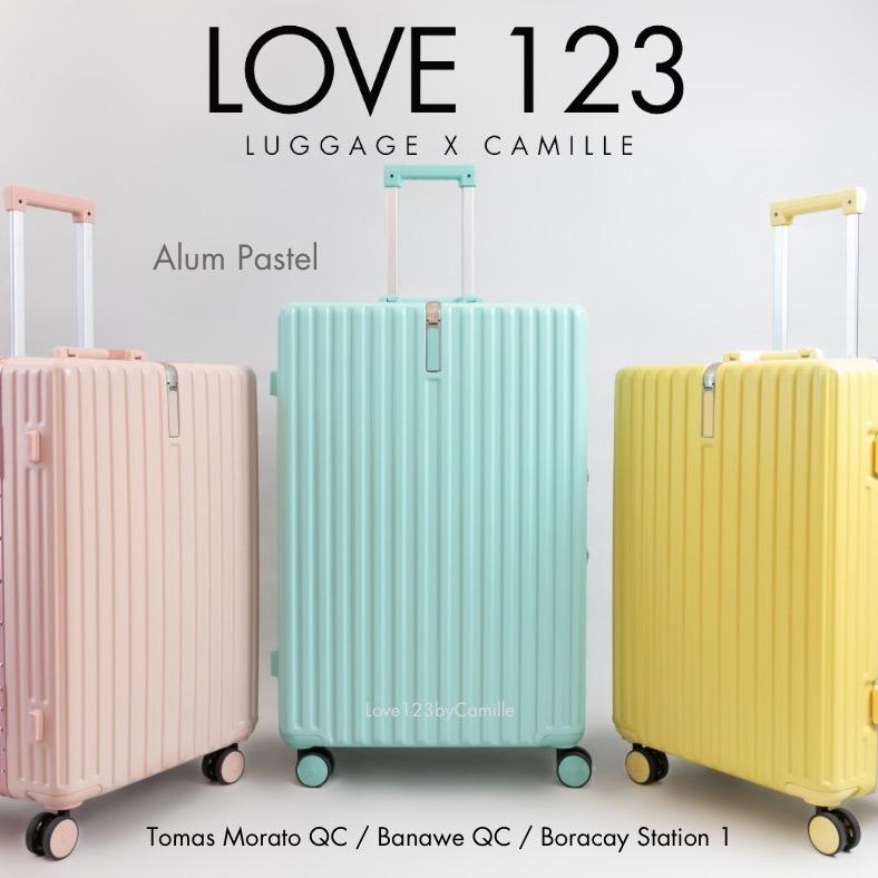 LOVE 123 ALUM PASTEL LUGGAGE