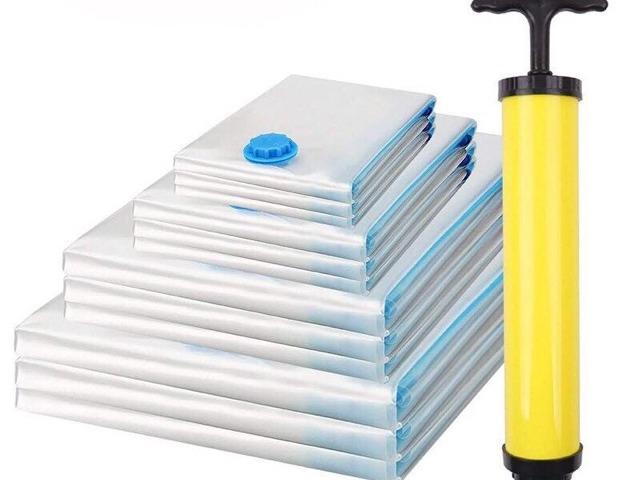 Love123 Reusable Vacuum Sealed Bag Cannister Vacuums Organiser Pump Tools